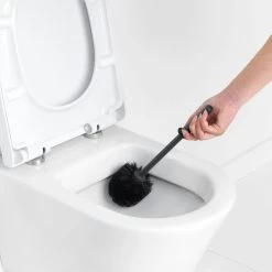 Brabantia Toiletborstel Met Houder Platinum 15 Brabantia Toiletborstel Met Houder Platinum -Brabantia ReNew Toilet Brush and Holder Platinum 8710755477324 Brabantia 96dpi 1000x1000px 7 NR 20630