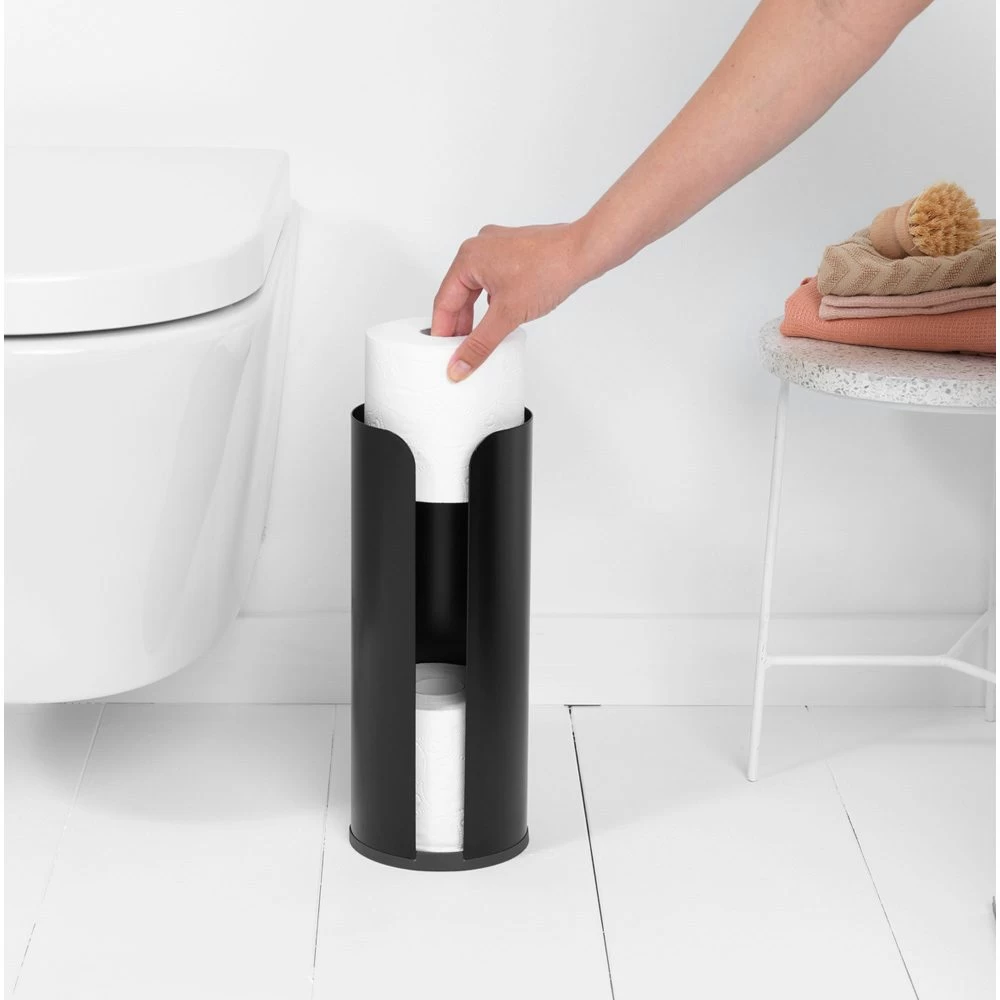 Brabantia Reserverolhouder Matt Black 7 Brabantia Reserverolhouder Matt Black - Afbeelding 5