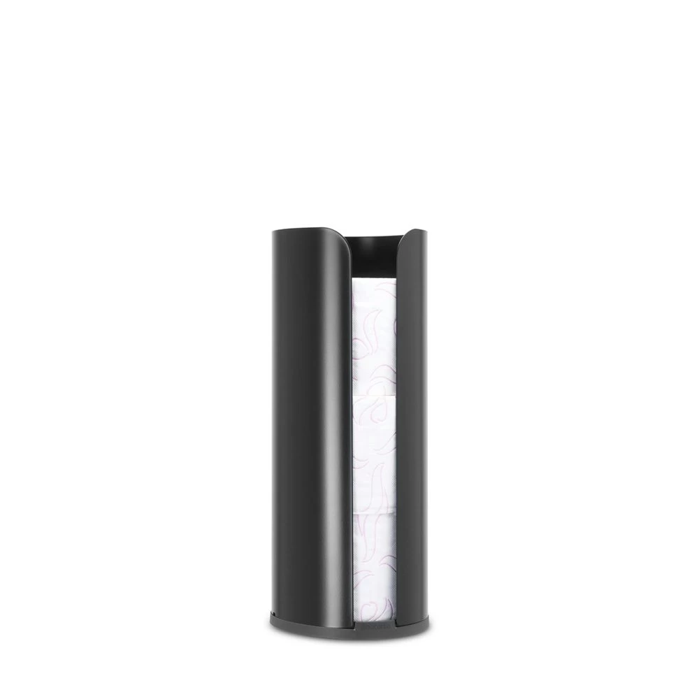 Brabantia Reserverolhouder Matt Black 3 Brabantia Reserverolhouder Matt Black