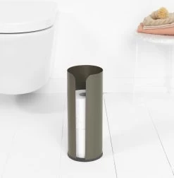 Brabantia Reserverolhouder Platinum -Brabantia ReNew Toilet Roll Dispenser Platinum 8710755280542 Brabantia 300dpi 5000x5100px 6 NR 20145