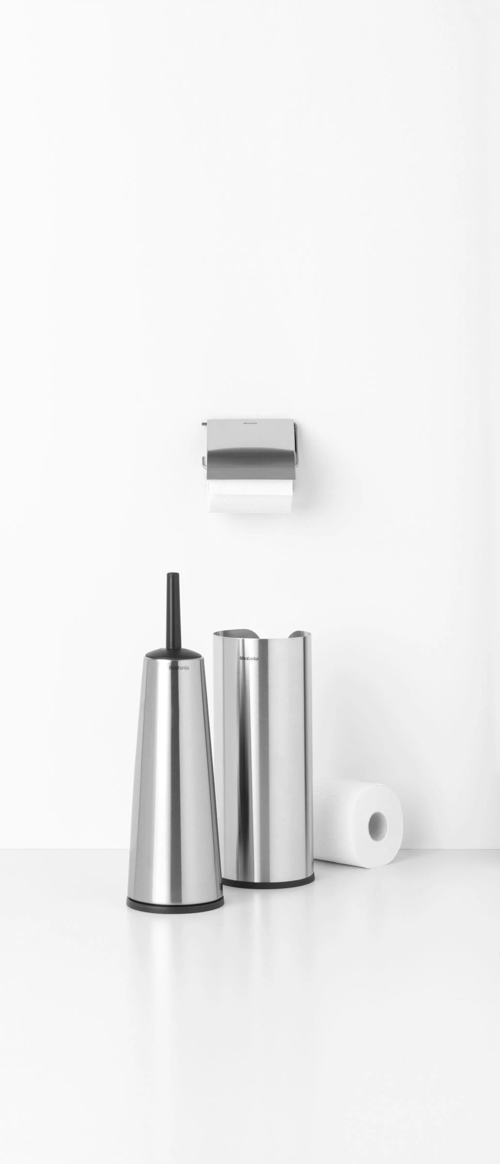 Brabantia Renew Toiletaccessoires Set Van 3 Matt Steel 7 Brabantia Renew Toiletaccessoires Set Van 3 Matt Steel - Afbeelding 5
