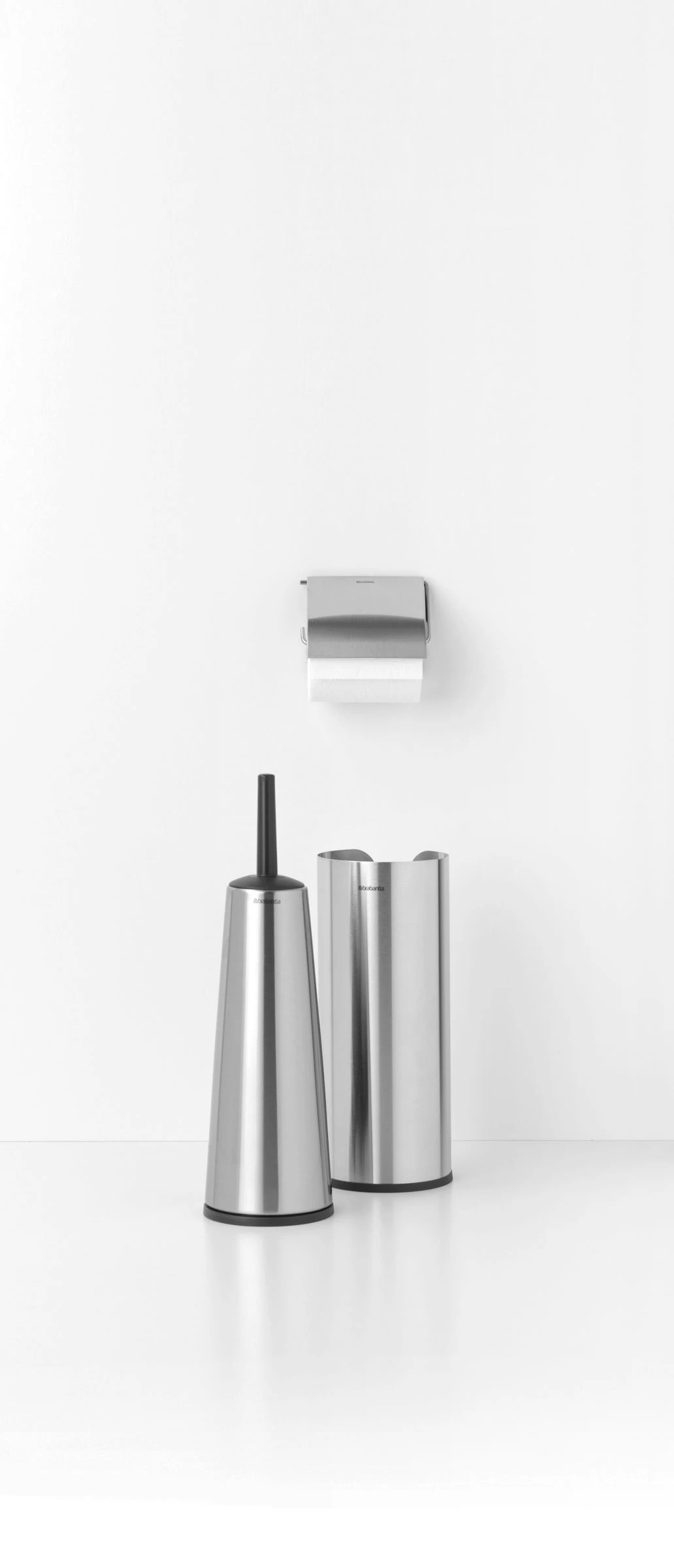 Brabantia Renew Toiletaccessoires Set Van 3 Matt Steel 5 Brabantia Renew Toiletaccessoires Set Van 3 Matt Steel - Afbeelding 3