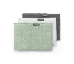 Brabantia Sinkside 3 Microvezel Sponsdoekjes Jade Green -Brabantia SinkSide Microfibre Cleaning Pads Jade Green 8710755215827 Brabantia 300dpi 5487x4803px 6 NR 25956