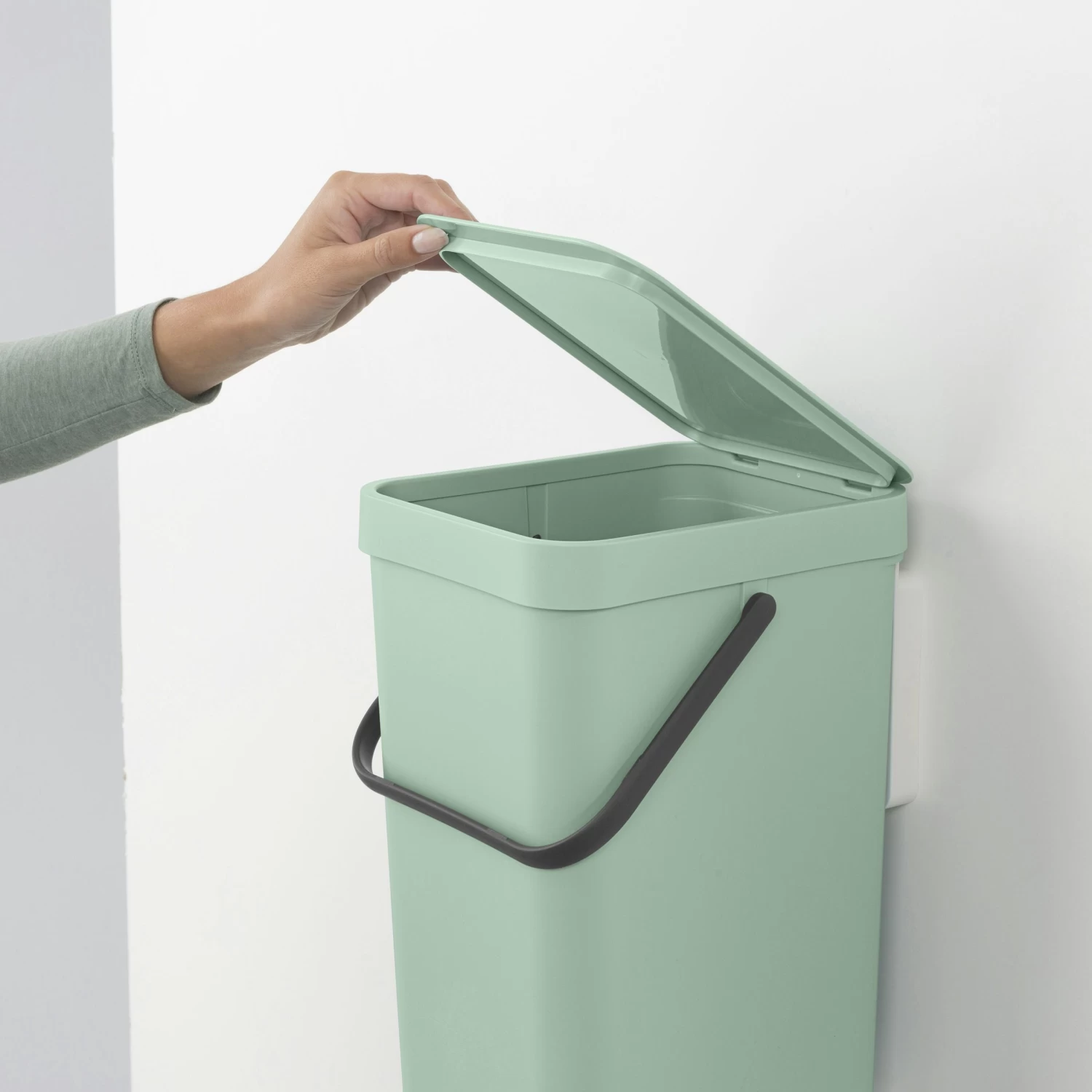 Brabantia Sort & Go Afvalemmer 12L Jade Green 9 Brabantia Sort & Go Afvalemmer 12L Jade Green - Afbeelding 7