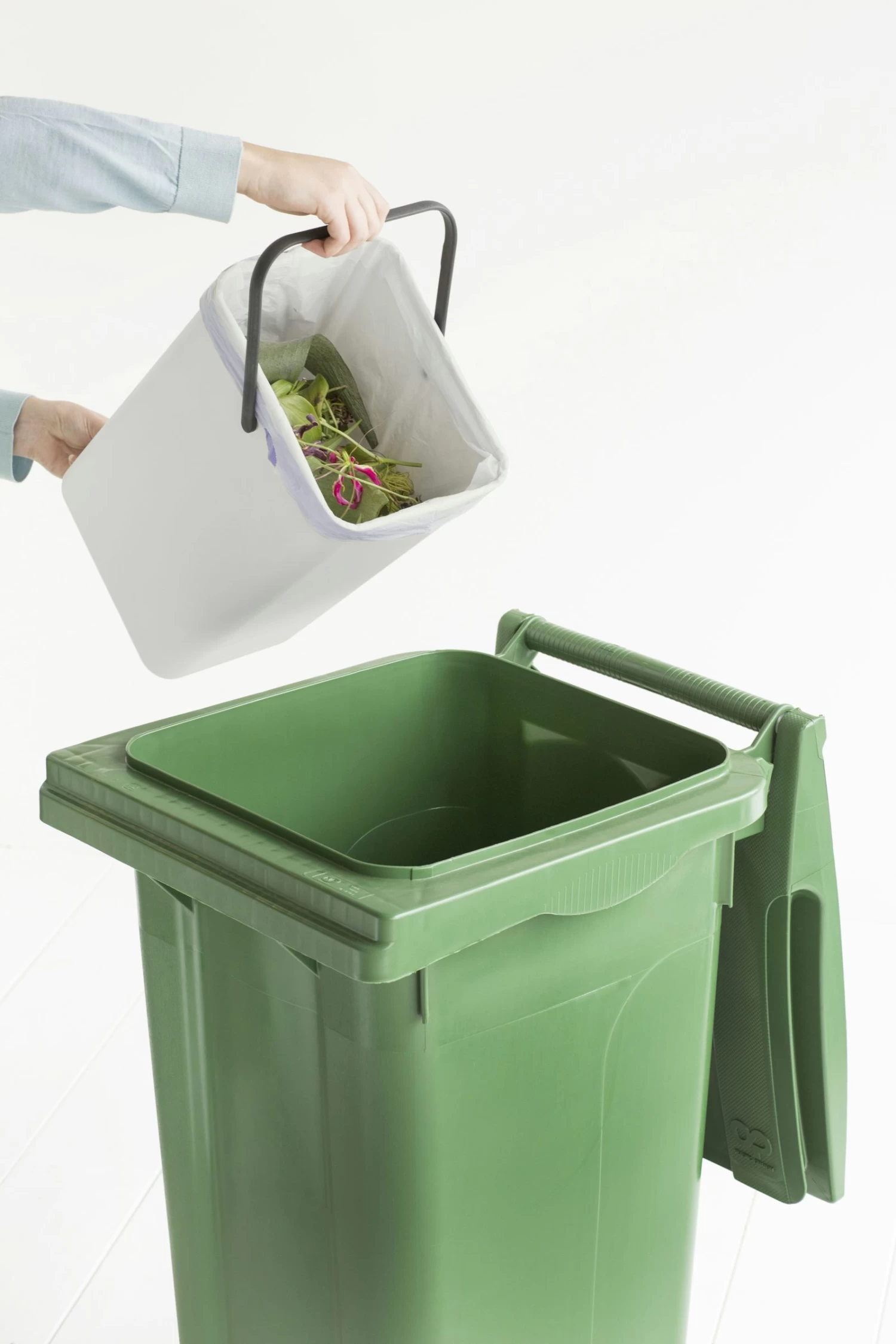 Brabantia Sort En Go Afvalemmer 12 Liter Light Grey 7 Brabantia Sort En Go Afvalemmer 12 Liter Light Grey - Afbeelding 5