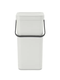 Brabantia Sort En Go Afvalemmer 16 Liter Light Grey