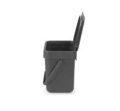Brabantia Sort & Go Afvalbakje 3 Liter Grey -Brabantia Sort Go Waste Bin 3L Grey 8710755209888 Brabantia 300dpi 5192x4800px 6 NR 17477