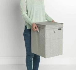 Brabantia Wasbox Stapelbaar 35 Liter Grey -Brabantia Stackable Laundry Box 35L Grey 8710755120428 Brabantia 300dpi 5595x5166px 6 NR 13951