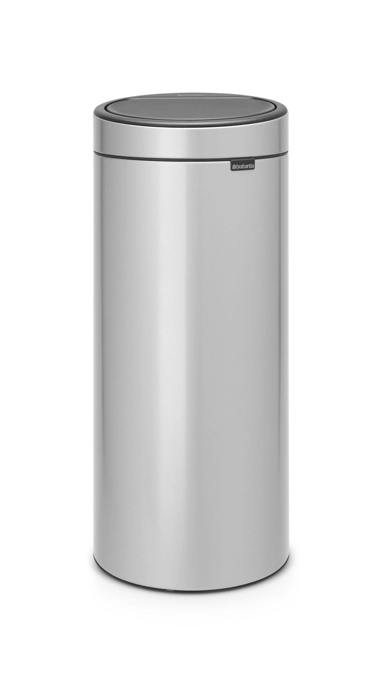 Brabantia Touch Bin 30 Liter Metallic Grey 3 Brabantia Touch Bin 30 Liter Metallic Grey