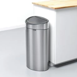 Brabantia Touch Bin New Matt Steel 40 Liter -Brabantia Touch Bin New 40L Matt Steel 8710755114823 Brabantia 96dpi 1000x1000px 7 NR 13310