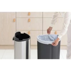 Brabantia Touch Bin New Matt Steel 40 Liter -Brabantia Touch Bin New 40L Matt Steel 8710755114823 Brabantia 96dpi 1000x1000px 7 NR 13311