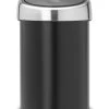 Brabantia Touch Bin 3 Liter Mat Zwart -Brabantia ac7127dc063fb39a405b0271278a039d