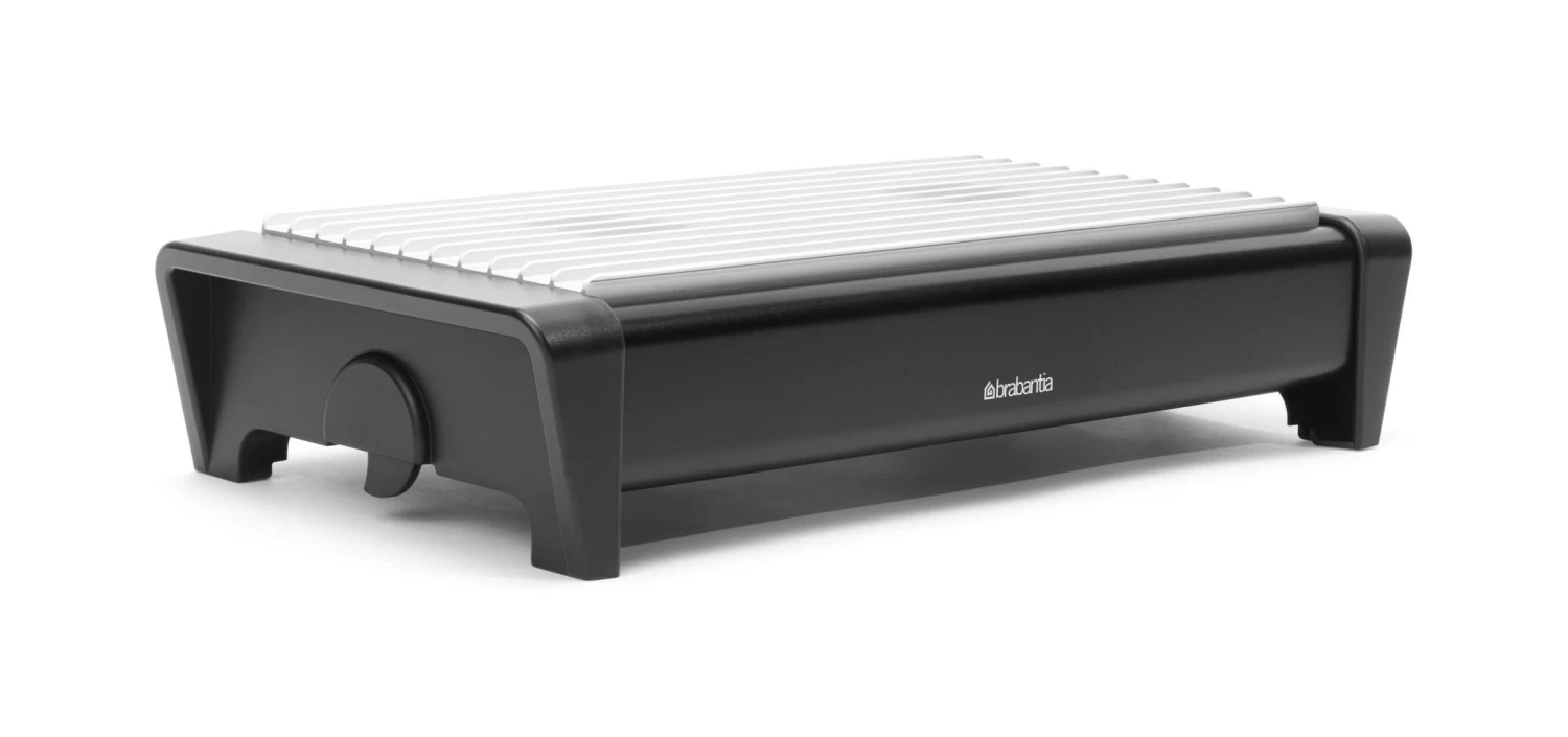 Brabantia Schotelwarmer Met 2 Kaarsjes Matt Black / Grijs Rooster 4 Brabantia Schotelwarmer Met 2 Kaarsjes Matt Black / Grijs Rooster - Afbeelding 2