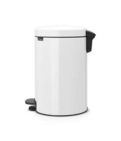 Brabantia Pedaalemmer Newlcon 12 Liter White -Brabantia b562e926e365e4ffce14065d03d5b2d0