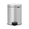 Brabantia Pedaalemmer Newlcon 5 Liter Metallic Grey 1 Brabantia Pedaalemmer Newlcon 5 Liter Metallic Grey -Brabantia bd20d0e9d228e4d28135996ebfac4fc5