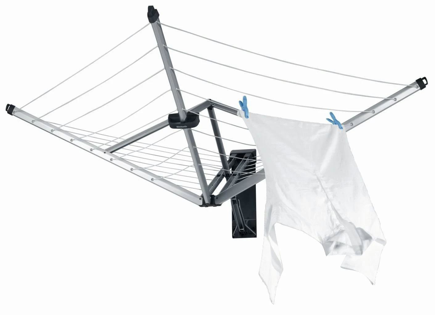 Brabantia Wanddroger WallFix 24 Meter Met Beschermhoes 4 Brabantia Wanddroger WallFix 24 Meter Met Beschermhoes - Afbeelding 2