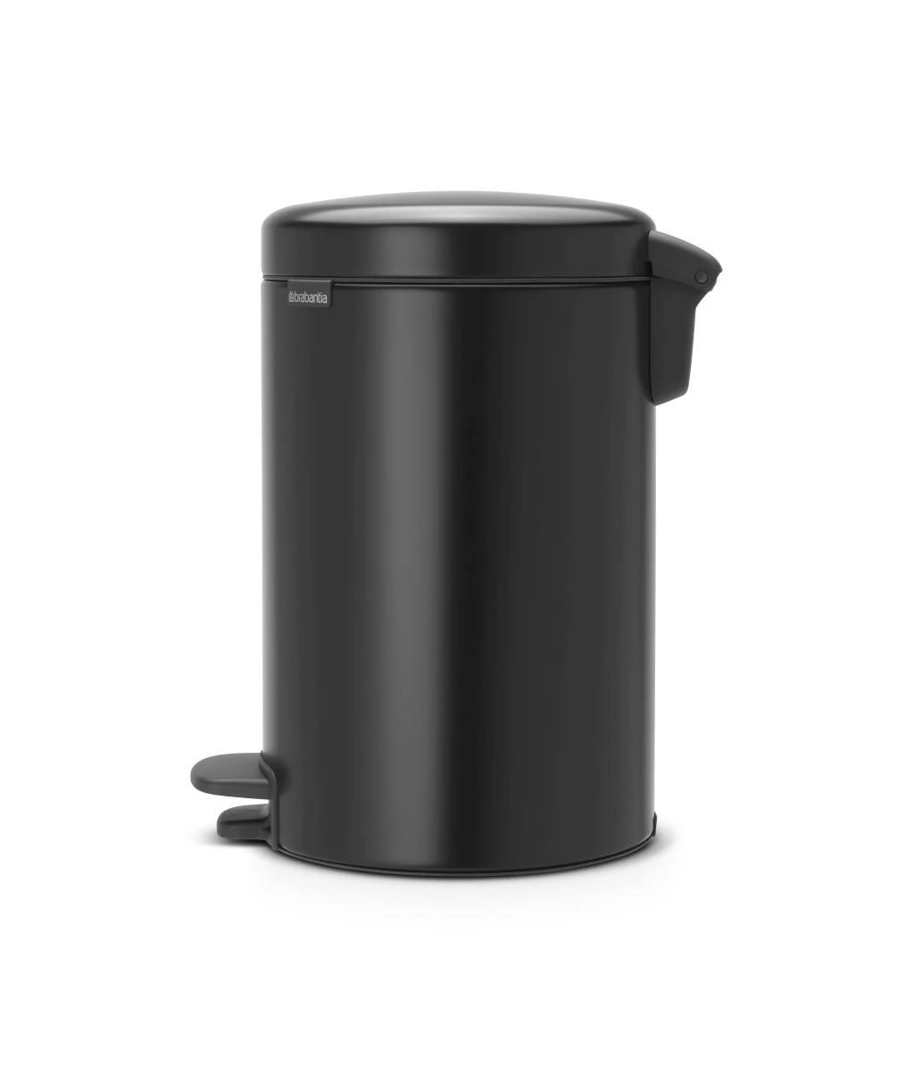 Brabantia Pedaalemmer Newlcon 12 Liter Matt Black 4 Brabantia Pedaalemmer Newlcon 12 Liter Matt Black - Afbeelding 2