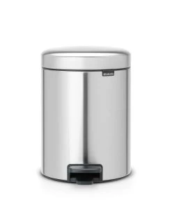 Brabantia Pedaalemmer Newlcon 5 Liter Matt Steel Fingerprint Proof