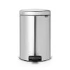 Brabantia Pedaalemmer Newlcon 20 Liter Matt Steel Fingerprint Proof FPP -Brabantia cd9deaa445bd116f9a6b2f1104c7ef73