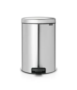 Brabantia Pedaalemmer Newlcon 20 Liter Matt Steel Fingerprint Proof FPP