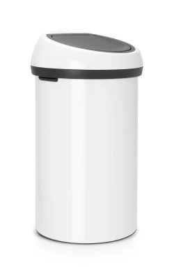 Brabantia Touch Bin 60 Liter White -Brabantia d577b966a05e17264eaed663cd65375e