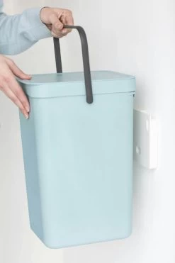 Brabantia Sort & Go Afvalemmer 16 Liter Mint OP=OP -Brabantia d60a9b8a28e55040312c508199af40fa