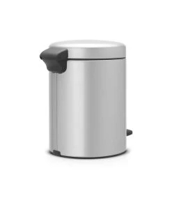 Brabantia Pedaalemmer Newlcon 5 Liter Metallic Grey -Brabantia ddd68a5d07a4b86e3c6b1ffa77936ae5