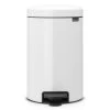 Brabantia Pedaalemmer Newlcon 12 Liter White -Brabantia e7f161fab6740bb942653b673a4a292f
