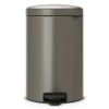 Brabantia Pedaalemmer Newlcon 20 Liter Platinum -Brabantia f7d2a94b5b44780995d257588f527e76